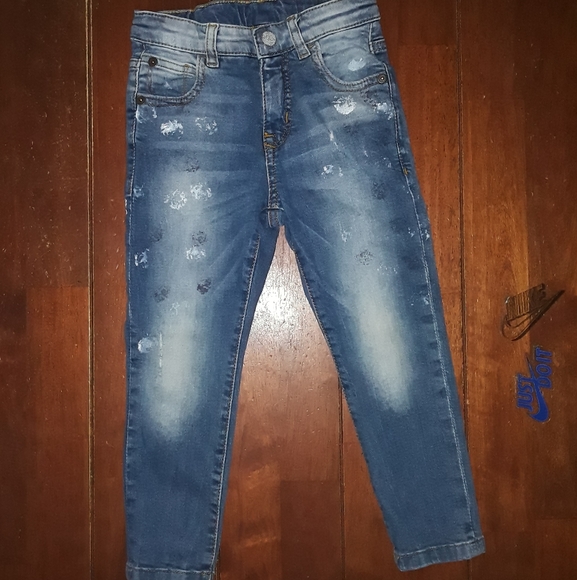 Zara paint splattered jeans - Picture 2 of 7